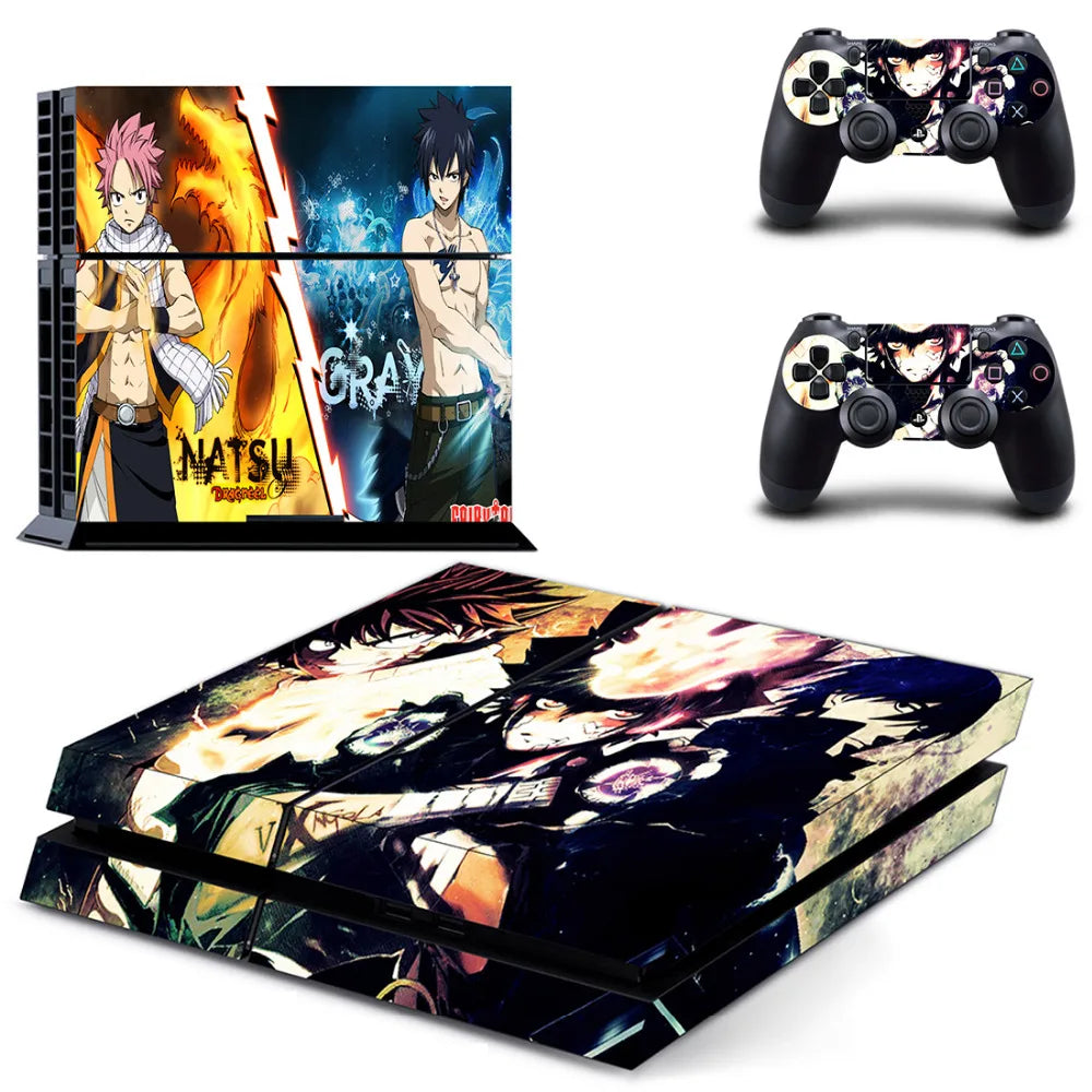 anime-fairy-tail-ps4-skin-sticker-aufkleber-fur-sony-playstation-4-konsole-und-2-controller-ps4-skin-sticker-vinyl