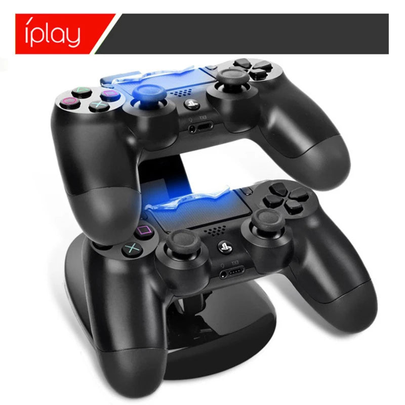 led-dual-usb-ladeladegerat-dock-stand-cradle-dockingstation-fur-sony-playstation-4-ps4-spiel-spielkonsole-controller-schwarz