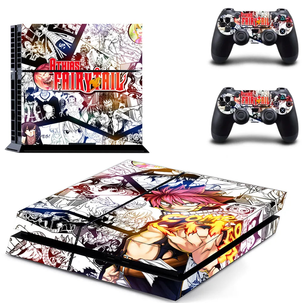 anime-fairy-tail-ps4-skin-sticker-aufkleber-fur-sony-playstation-4-konsole-und-2-controller-ps4-skin-sticker-vinyl