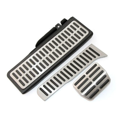 Edelstahl-Autopedal für Volkswagen-Vw-Golf-5-6-Mk5-Mk6-Skoda-Octavia-Jetta-Mk5-Mk6-Scirocco-CC-Passat-B6-B7-Tiguan-Toureg