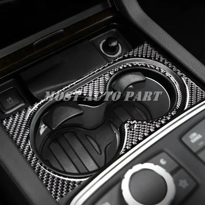 Carbon-Fiber-Console-Cup-Holder-Cover-for-Benz-Gle-W166-Coupe-C292-2015-2019-2-Model-Car-Accessories-Interior-Car-Decoration