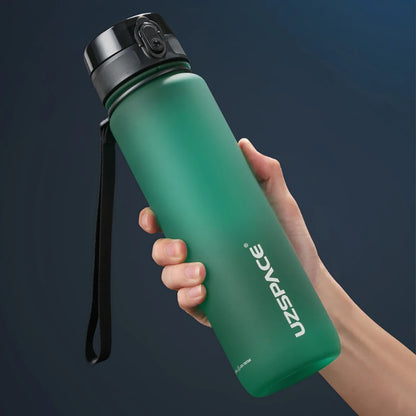 Hochwertige Wasserflasche 500ML 1000ML BPA-frei auslaufsicher tragbar für erwachsene Kinder Sport Gym Umweltfreundliche Getränkeflaschen