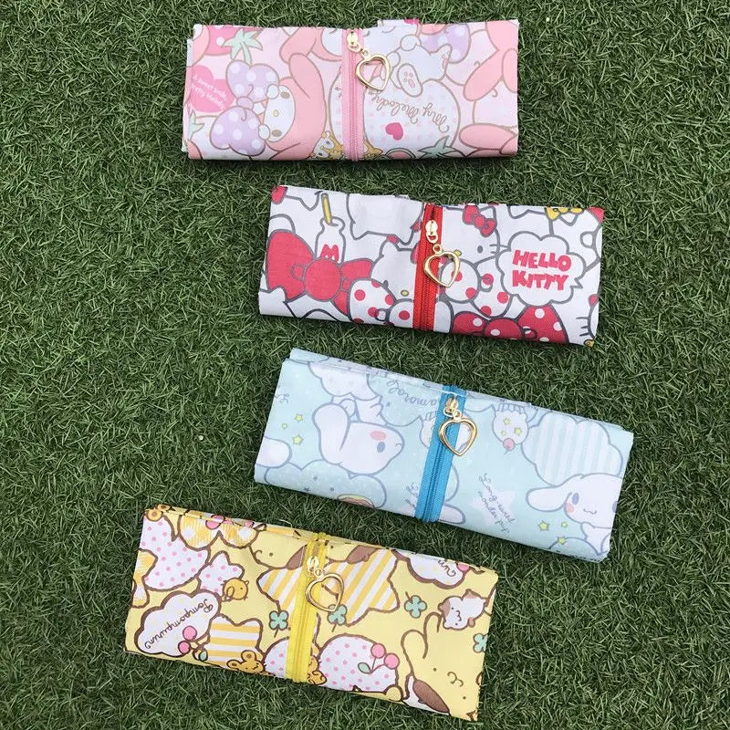 Cartoon Anime Hello Kitty – Cinnamoroll, My Melody, Kuromi Schuhstaubschutz-Aufbewahrungstasche, Kawaii-Reiseschuhtasche, Hausschuhhülle