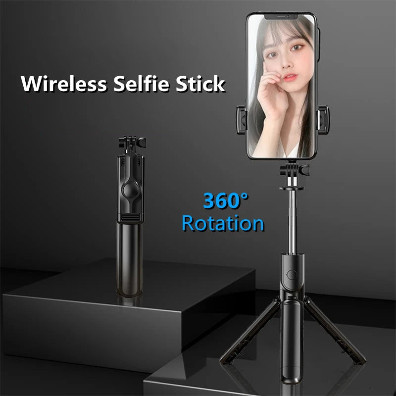 cool-dier-drahtloses-bluetooth-selfie-stick-stativ-mit-fernbedienungsausloser-faltbarer-telefonhalter-einbeinstativ-fur-iphone-smartphone-neu-heiss