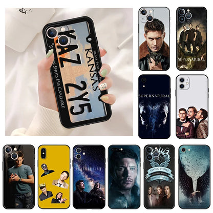 Sam-supernatural-silicone-black-phone-cases-for-iphone-15promax-14-15-pro-max-se-cover