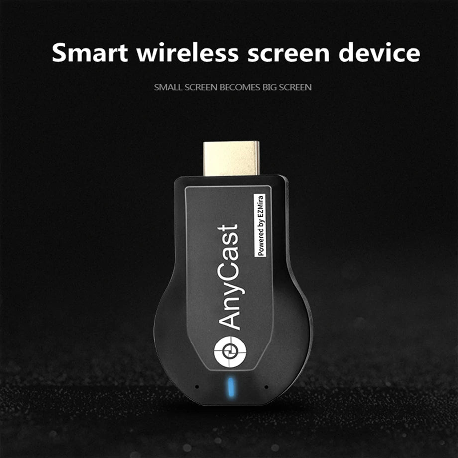 1080P M2 Plus HDMI-kompatibler TV Stick – WiFi Display TV Dongle Receiver, Anycast DLNA Bildschirmfreigabe für iOS, Android, Miracast, AirPlay