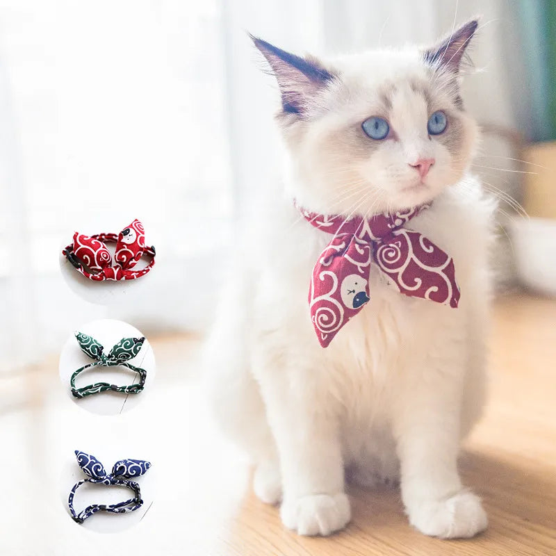 Katzenhalsband-Fliege-Katzenhalsband-für-Katzen-und-kleine-Hunde-Zubehör-Katzenhalsband-Kitten-Haustierprodukte-Chihuahua-Fliege-Halskette