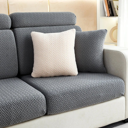 Twill Jacquard Sofa Kissenbezug für Wohnzimmer Haustier Kind Dekor Möbelschutz Stretch Waschbare Abnehmbare Couchbezüge 1PC