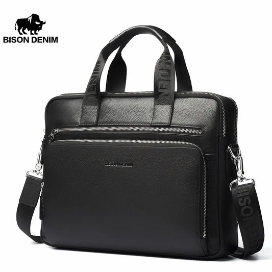 bison-denim-manner-tasche-echtes-leder-arbeit-aktentaschen-14-laptop-tasche-herren-business-umhangetasche-messenger-schulter-tasche-fur-mann