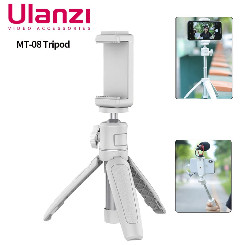 ulanzi-mt-08-mini-stativ-weisse-farbe-faltbare-stativ-einbeinstativ-halterung-1-4-stativ-universal-fur-dslr-android-iphone-smartphone