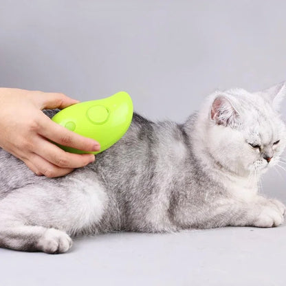 Katzendampfbürste Dampfende Hundebürste 3 in 1 Elektrisches Spray Katzenhaarbürsten für Massage Haustierpflege Kamm Haarentfernungskämme