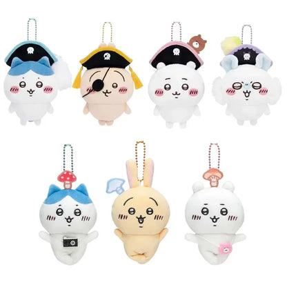 Neues niedliches Chikawa-Pilzbär-Anime – Kawaii-Kamera Hachiware Mädchen-Tasche, Plüschspielzeug-Anhänger, Usagi-Cartoon-Puppen-Schlüsselanhänger-Geschenk