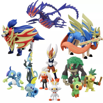 tomy-original-pokemon-figures-sword-shield-collection-grookey-scorbunny-zamazenta-eternatus-anime-pokemon-toys-childs-gifts