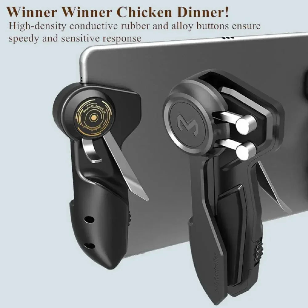 Ipad Trigger PUBG Game Controller Sechs Finger L1R1 Feuer Ziel Taste Gamepad Joystick Für Tablet Smartphone Unterstützung 5,5-12,9 in