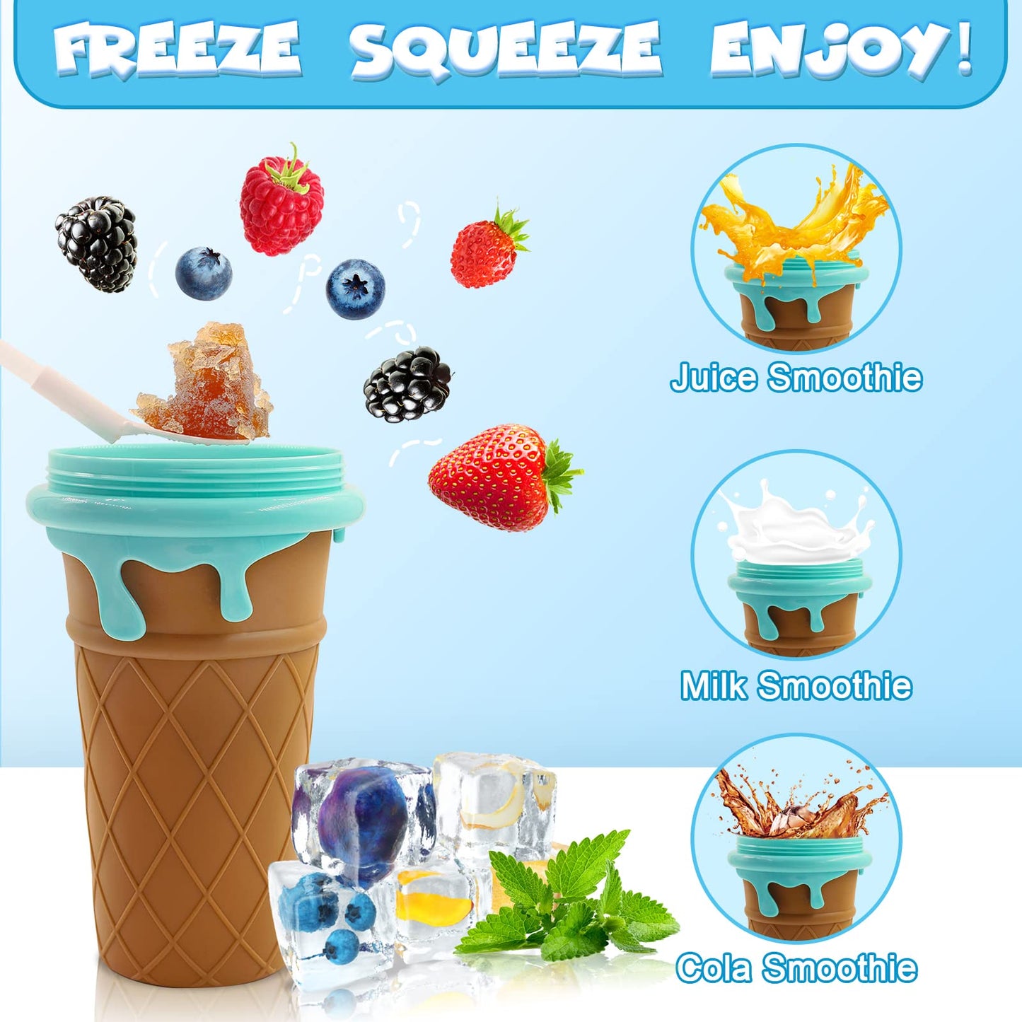 500 ml-große-Kapazität-Slushy-Cup-Summer-Squeeze-hausgemachter-Saft-Wasser-Flasche-schnellgefrorener-Smoothie-Sand-Cup-Pinch-Fast-Cooling-Magic-Ice-Cream-Slushy-Maker-Beker- Küchengeräte